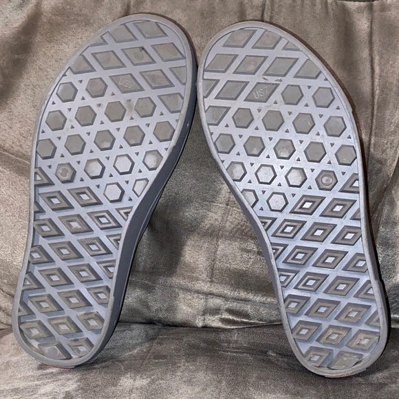 Vans Gray Perforated Slip-On Loafers - Picture 5 of 7